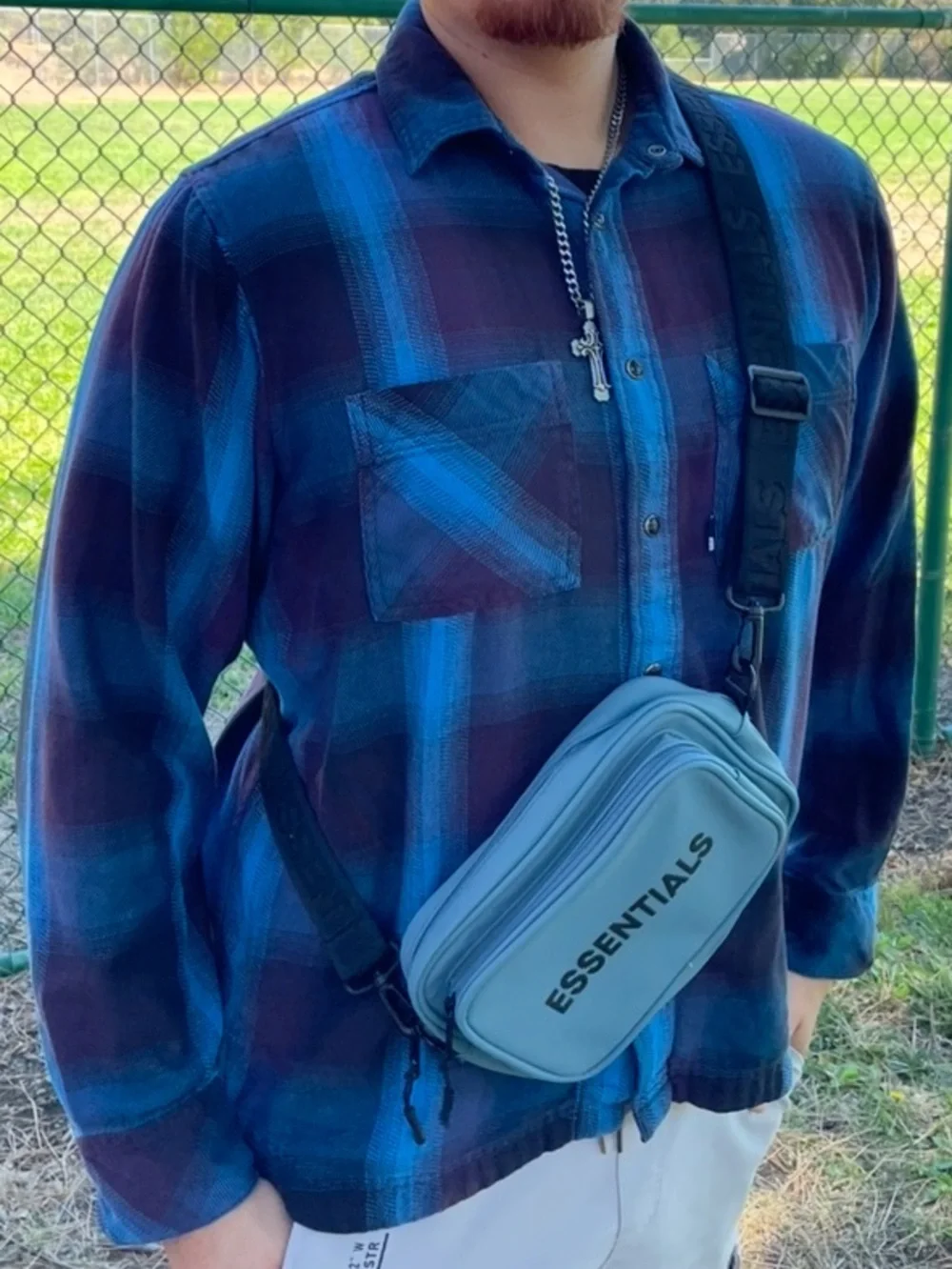 THE NORTH FACE MEN LONG SLEEVE BUTTON DOWN FLANNEL SHIRT CHECK PLAID peacock gym